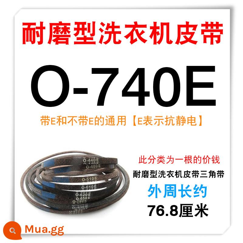 Đai máy giặt hoàn toàn tự động Đa năng máy giặt xung Đai truyền động đai chữ O Phụ kiện đai vận chuyển đai chữ V - O-740