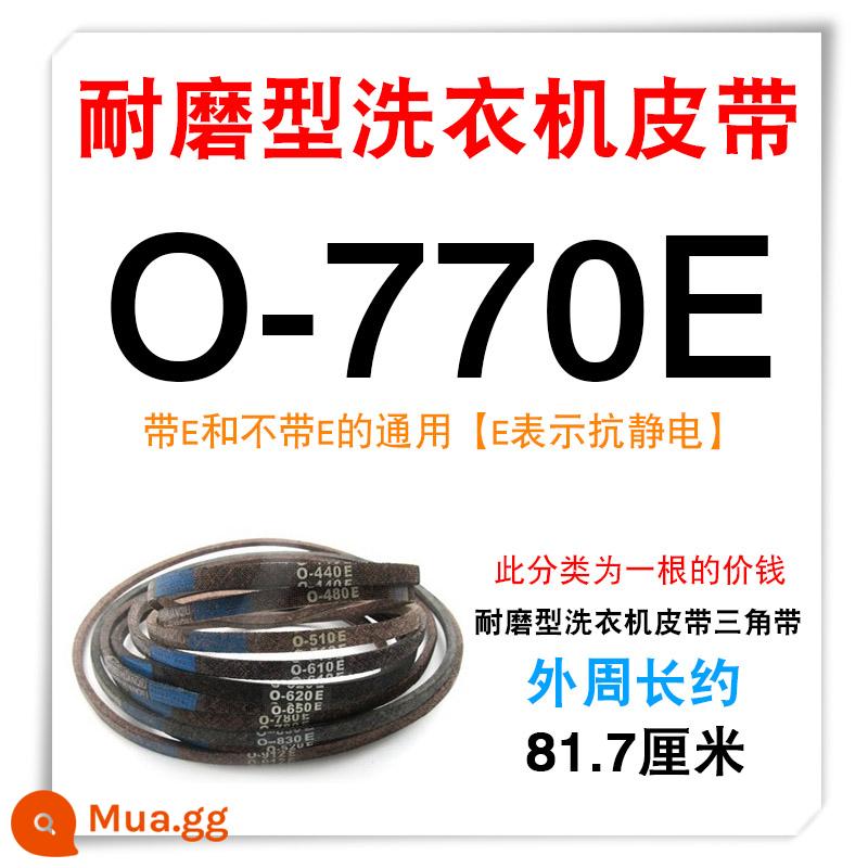 Đai máy giặt hoàn toàn tự động Đa năng máy giặt xung Đai truyền động đai chữ O Phụ kiện đai vận chuyển đai chữ V - O-770