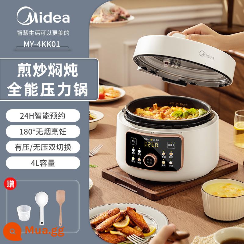 MIDEA BOOKER ÁP LỰC ĐIỆN THOẠI 4 -LITER MULTI -CHIA SẺ KIẾM TIỀN THÔNG BÁO CAO CẤP TUYỆT VỜI TUYỆT VỜI - Bộ 3 món không màu mơ