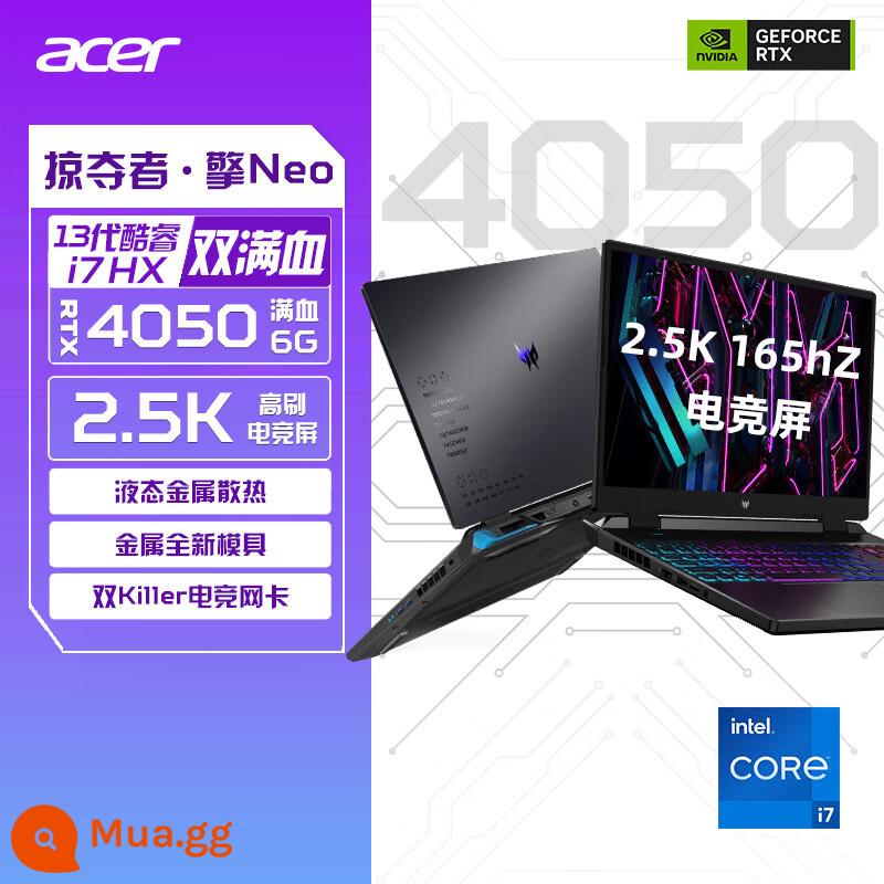 Máy tính xách tay chơi game Acer/Acer Predator Neo 16 inch Máy tính xách tay loại máy trạm Core H55 thế hệ thứ 13 Máy tính xách tay có card đồ họa độc lập RTX4060 - Card đồ họa độc lập i7-13700HX/RTX4050 16 inch/màn hình 2,5K/làm mới cao 165hz