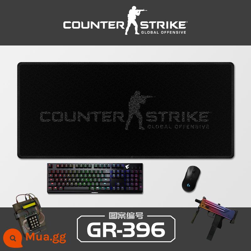 Sê-ri CSGO tấm lót chuột sáng tạo quá khổ Cậu bé Ersimov thi đấu điện dày đặc bảng trò chơi pad khóa cạnh bàn phím máy tính Nhật Bản đệm bảo vệ cổ tay sinh viên bảo vệ cổ tay chống trượt miếng đệm nhỏ hình vuông của phụ nữ có thể được tùy chỉnh - GR-396 [Kéo khóa chính xác]