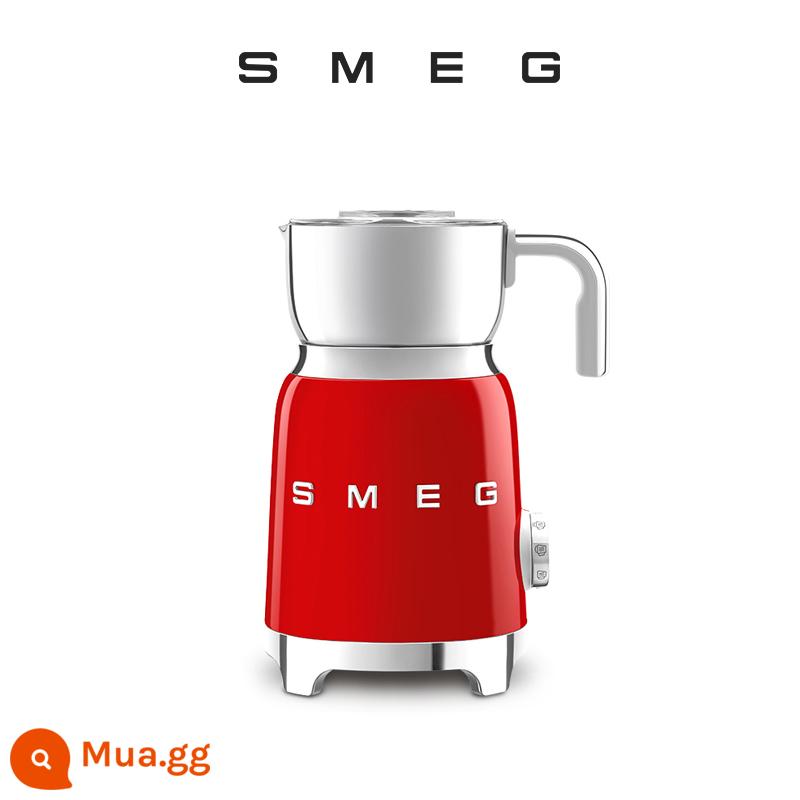 SMEG SMG Ý Nhập khẩu Máy tạo bọt Sữa Điện Nội thất hoàn toàn tự động Nóng và Lạnh Taps Chocolate Machine - Màu đỏ quyến rũ