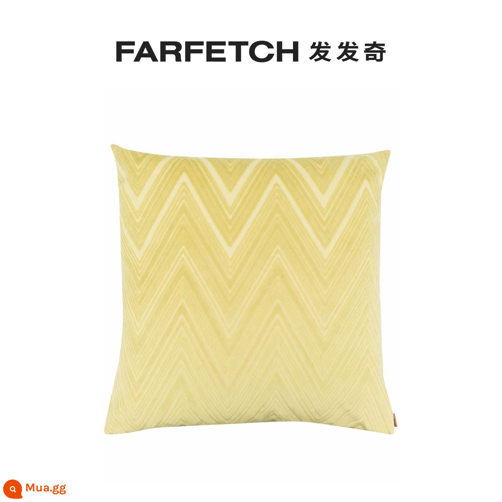 Missoni Home Men and Women Universal Z -shaped Printing Gối Farfetch - màu xanh lá