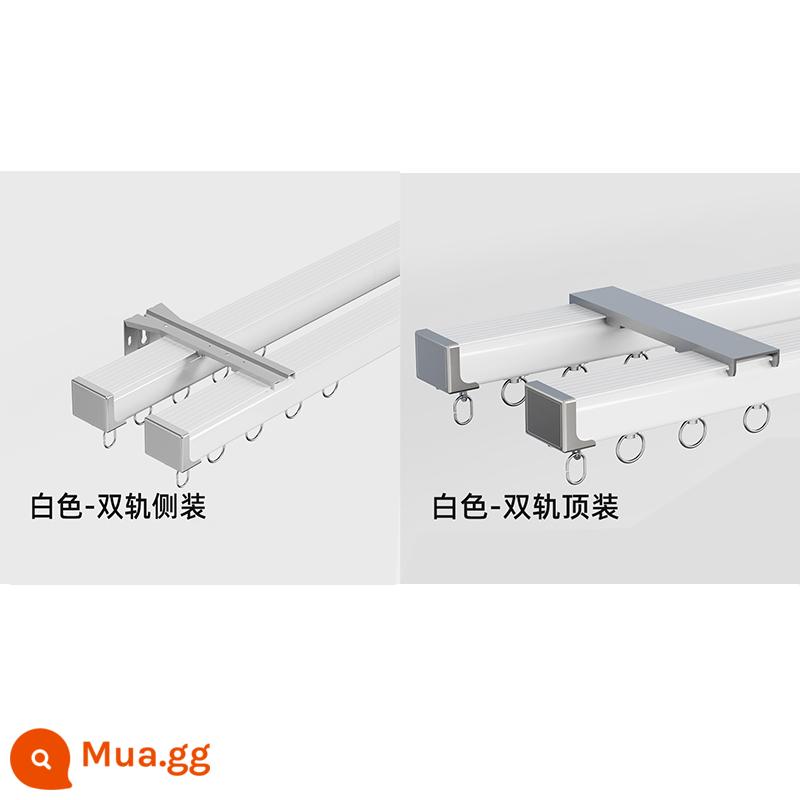 Đường ray rèm im lặng Hợp kim nhôm dẫn hướng ray đôi ròng rọc trượt thanh treo rèm gắn trên thanh trượt ổ trục monorail gắn bên hông - Nếu bạn cần lắp đặt hai mặt trên hoặc lắp đặt hai mặt, vui lòng liên hệ với bộ phận dịch vụ khách hàng để nhận xét.