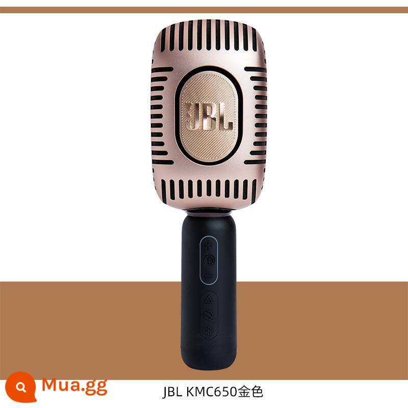 JBL mic hát nhạc sẽ KMC600 micro âm thanh một điện thoại di động quốc k bài hát không dây bluetooth hát - Loa đơn 16 watt KMC650 [vàng] được nâng cấp