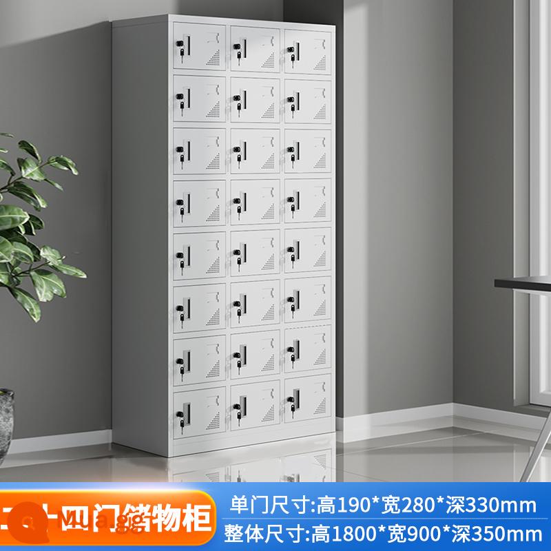 Tủ sắt locker 12 cánh nhân viên tủ sắt có khóa tủ đựng bát đĩa tủ ký túc xá tủ sắt locker 12 cửa tủ đựng giày dép - Tủ đựng đồ 24 cửa [lắp đặt hoàn chỉnh tại nhà]