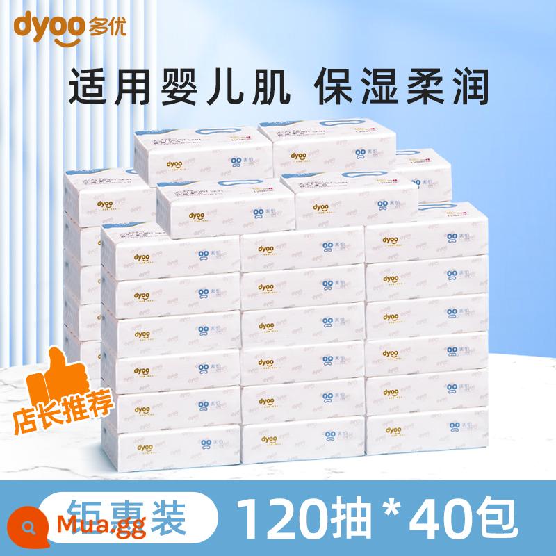 Dyoo Multi -soft Paper Face Face - [Full box] 40 gói 120 bơm