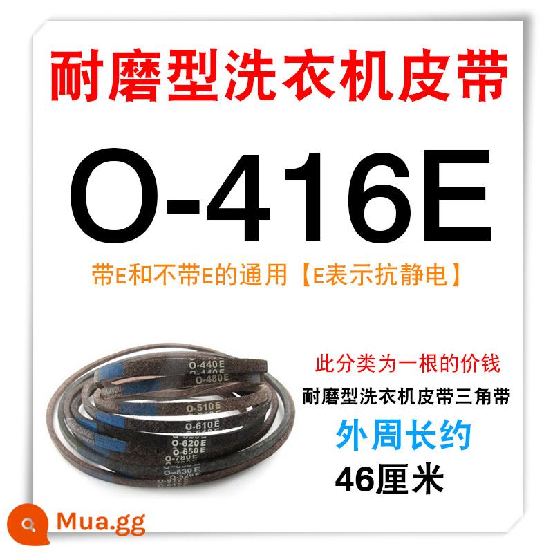 Dây đai máy giặt chống mài mòn chất lượng cao Đai tam giác hình chữ O đa năng bán/hoàn toàn tự động băng tải động cơ máy giặt phụ kiện - O-416E