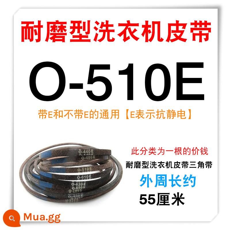 Dây đai máy giặt chống mài mòn chất lượng cao Đai tam giác hình chữ O đa năng bán/hoàn toàn tự động băng tải động cơ máy giặt phụ kiện - O-510E