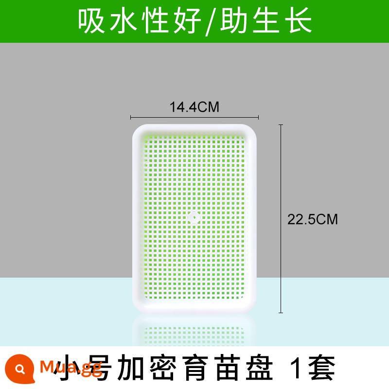 Đĩa ươm mầm rau thủy canh hộp tóc đậu phộng giá đỗ chậu đặc biệt trồng không cần đất trồng rau giá đỗ nảy mầm trồng trong chậu - Khay ươm mã hóa nhỏ 1 bộ