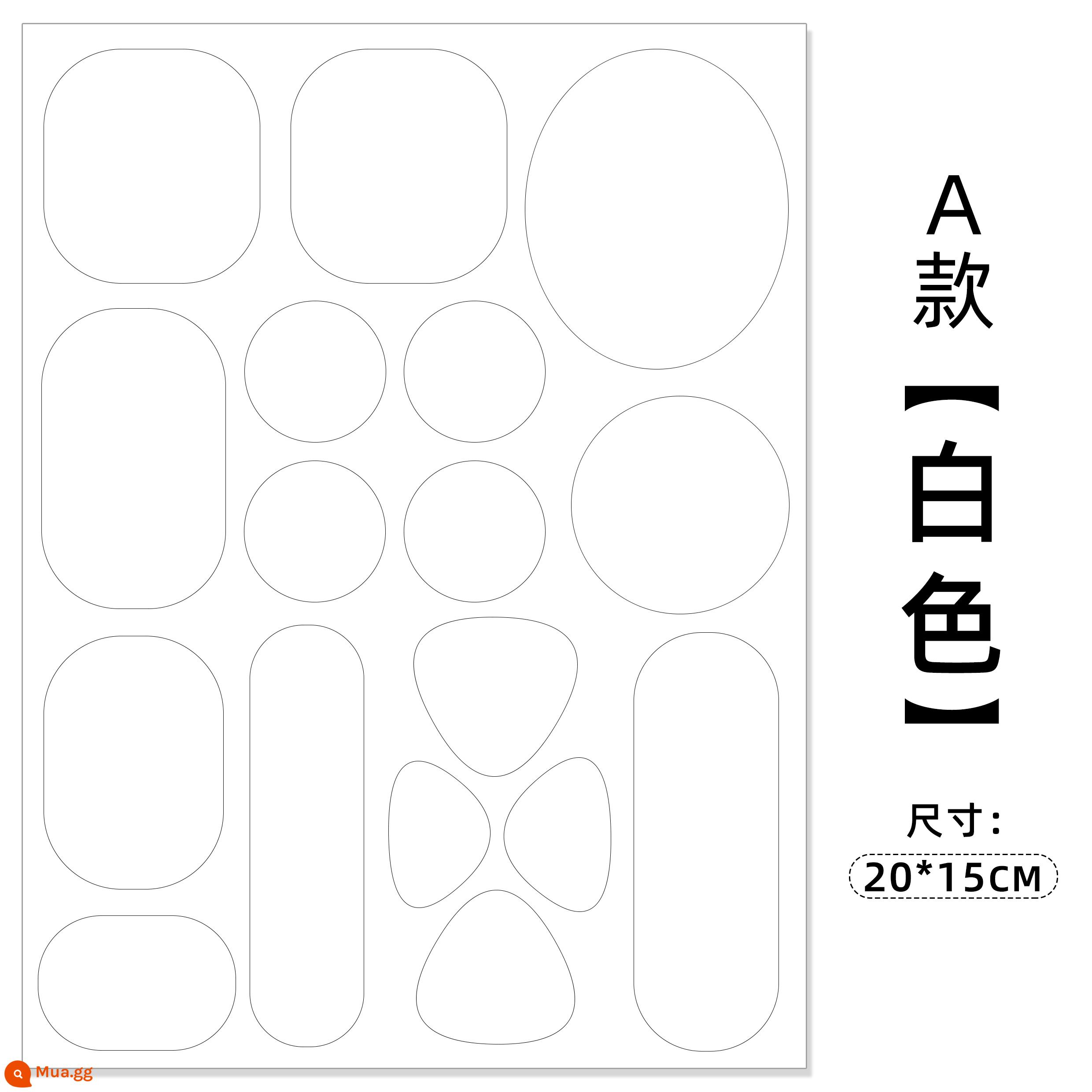 Miếng vá lỗ áo khoác, tự dính, không đường may, sửa chữa quần áo không vết, miếng vá vải sửa lỗ áo khoác và quần có thể giặt được - [Hình học loại A] Trắng