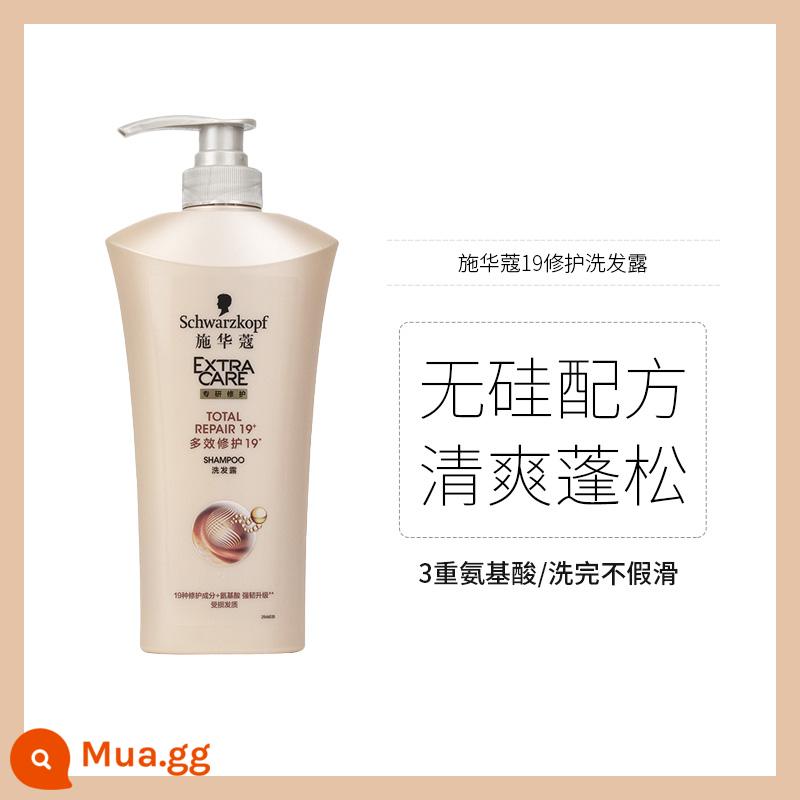 Bộ Dầu Gội Schwarzkopf Rich Tough Dầu Kiểm Soát Sương Mềm Mịn Chống Rụng Tóc Bộ Dầu Xả Phục Hồi Axit Amin Chính Thức - Dầu gội phục hồi đa tác dụng 19 600ml