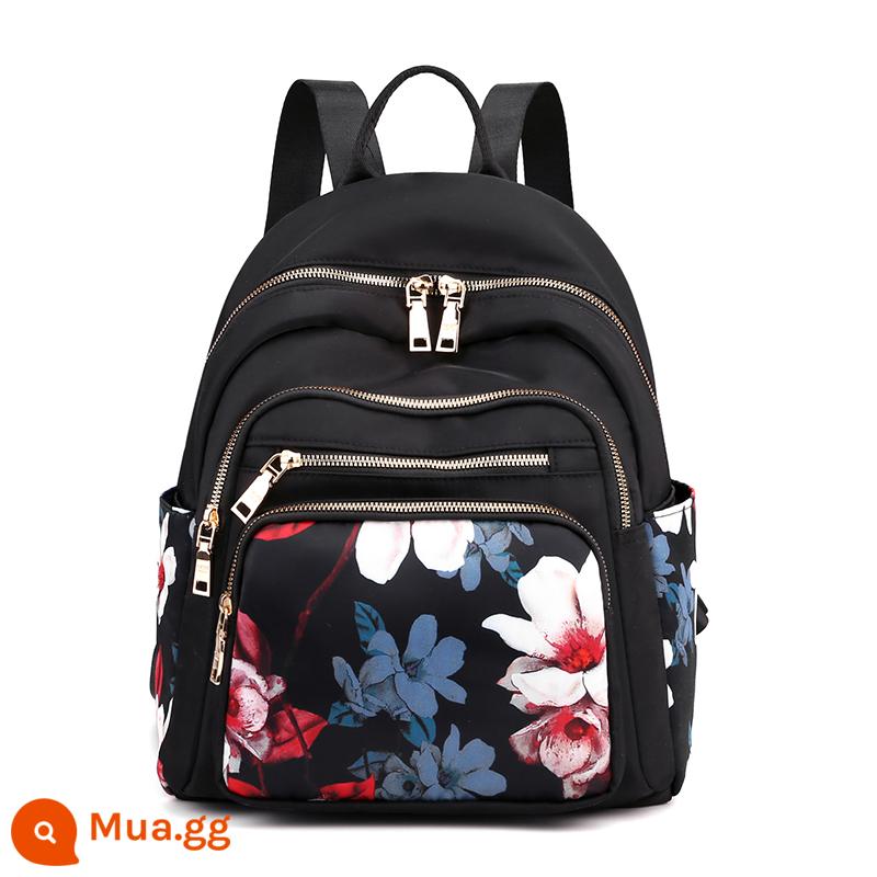 Balo vải Oxford nữ canvas dung tích lớn 2022 thời trang mới phù hợp du lịch trung niên ba lô mẹ voi - Lily [đầu kéo dài]