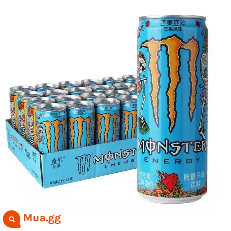 Magic claw drink monster Coca-Cola năng lượng ma thuật thể thao hương gốc xoài cam quýt rồng vàng 24 lon - 24 lon = Blue Devil’s Claw [Sản xuất năm 2023]