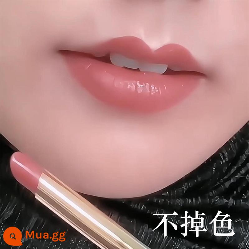 Li Jiaqi khuyên dùng cốc không dính màu cà rốt không phai mờ thương hiệu lớn áo mưa son môi không phai chính hãng chính hãng - Trà sữa quế 606# không thấm nước và không phai màu