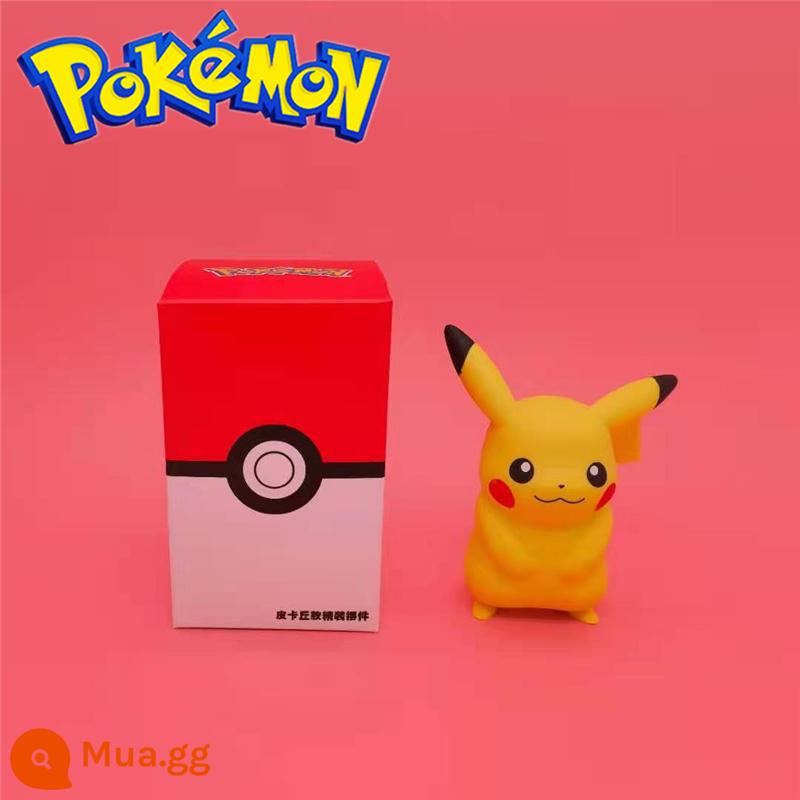 Pokémon Pokemon Pikachu Pikachu Pokémon Pokemon Jenny Rùa Đồ Trang Trí Mô Hình Búp Bê Đồ Chơi Búp Bê Mù Hộp - Pikachu nam đứng [hộp màu chính hãng có nhãn chống hàng giả, không hộp]