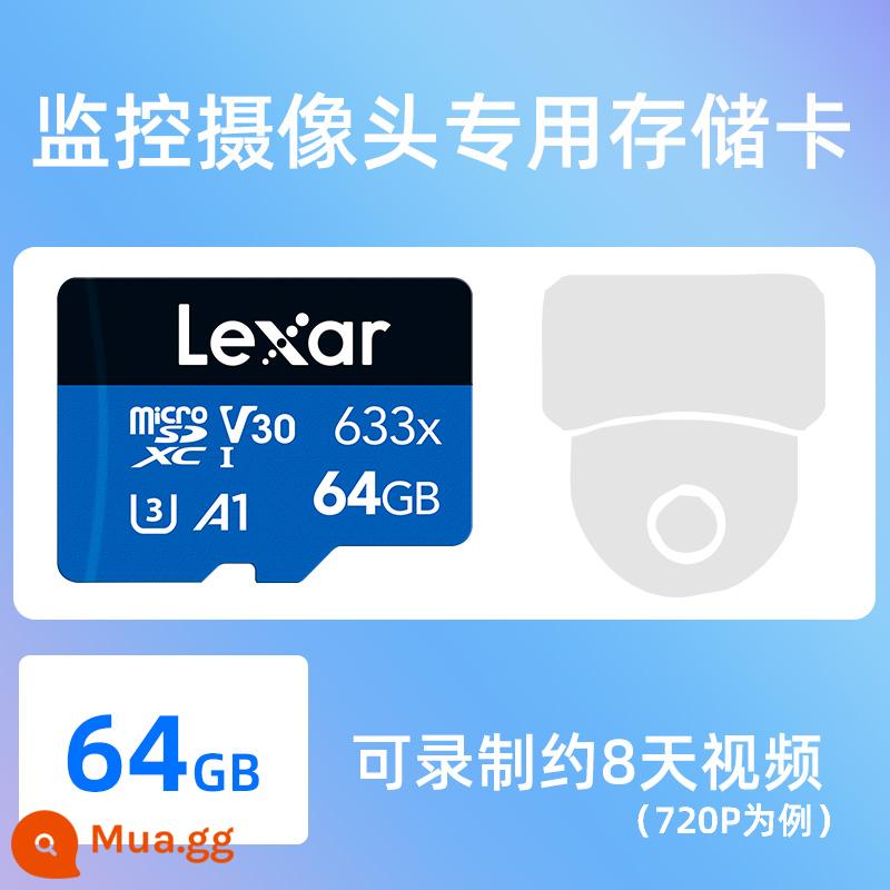 Bộ nhớ giám sát Xiaomi thẻ chuyên dụng thẻ nhớ trong 32g camera camera Mijia Camera PTZ ghi hình độ nét cao thẻ microsd giám sát video thẻ tf tốc độ cao thẻ nhớ sd - [6 4 G] Thẻ đặc biệt dành cho ống kính camera giám sát