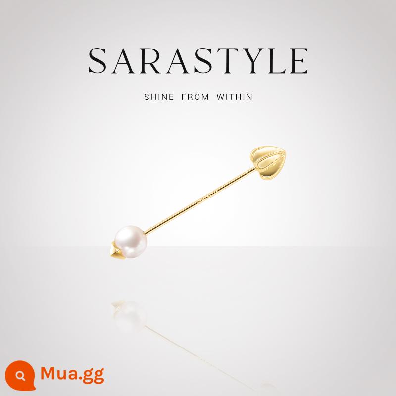 SARASTYLE Mũi Tên Của Thần Cupid Cổ Ngọc Trai Ánh Sáng Đơn Giản Sang Trọng Thiết Kế Trâm Cài Thời Trang Đi Làm Trang Sức - vàng