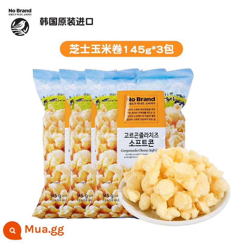 Snack taco bắp rang phô mai nhập khẩu NoBrand Noble Hàn Quốc 145gX3 - Tacos phô mai 145g*3 gói