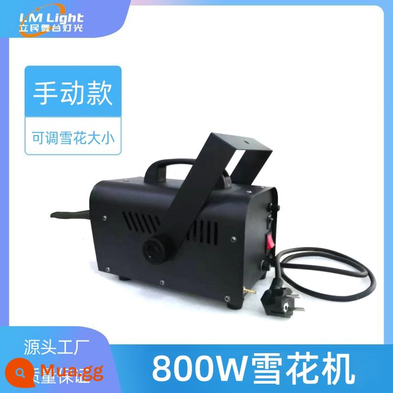 1500W Nhỏ Tuyết Rơi Tuyết Máy Tuyết Máy Xịt Tuyết Mô Phỏng Sân Khấu Biểu Diễn Ngoài Trời Giáng Sinh Giả Tuyết Máy - 800W [kiểu thủ công] (kích thước có thể điều chỉnh)