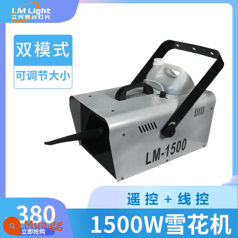 1500W Nhỏ Tuyết Rơi Tuyết Máy Tuyết Máy Xịt Tuyết Mô Phỏng Sân Khấu Biểu Diễn Ngoài Trời Giáng Sinh Giả Tuyết Máy - 1500W [model chế độ kép] (kích thước có thể điều chỉnh)