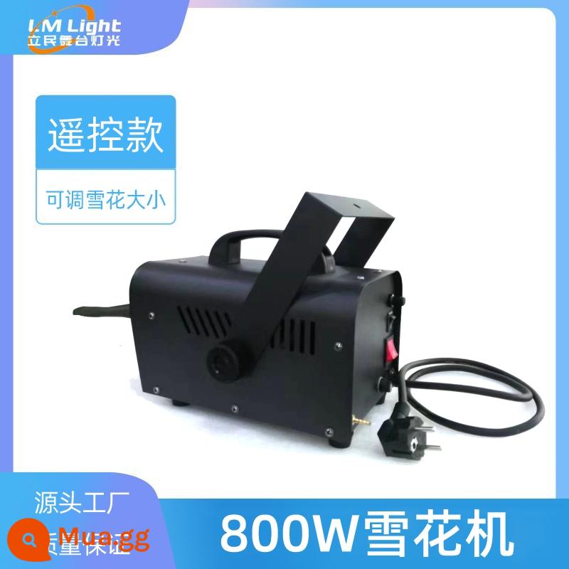 1500W Nhỏ Tuyết Rơi Tuyết Máy Tuyết Máy Xịt Tuyết Mô Phỏng Sân Khấu Biểu Diễn Ngoài Trời Giáng Sinh Giả Tuyết Máy - 800W [model điều khiển từ xa] (kích thước có thể điều chỉnh)