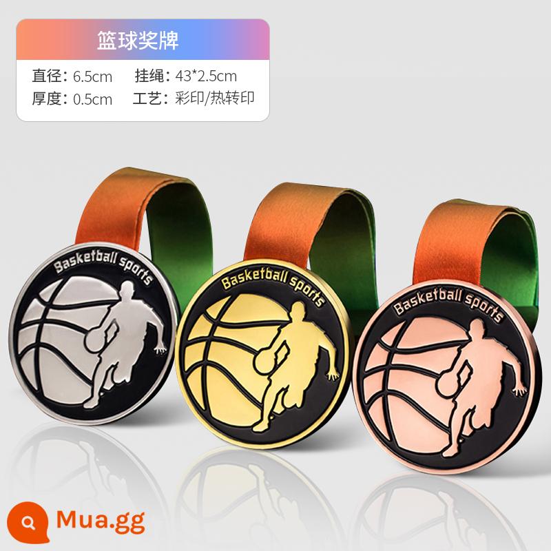 Tùy chỉnh marathon huy chương vàng Cystal Trophy Huy chương vàng để làm cho danh sách bóng rổ danh sách kim loại - Mô hình kim loại-bóng rổ