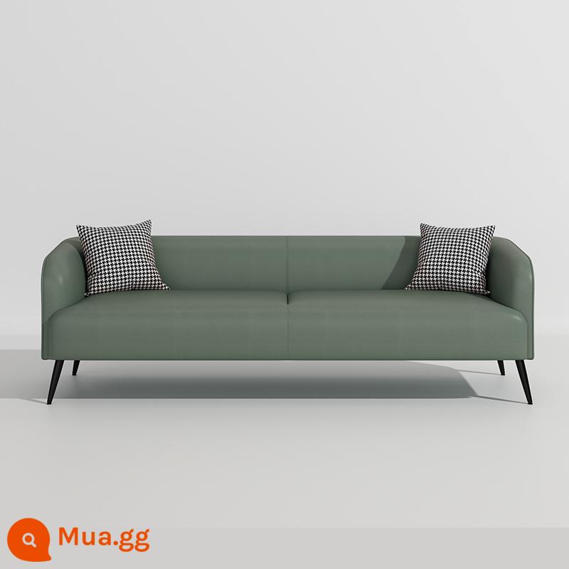 Hoàn thành công nghệ vải da sofa nghệ thuật căn hộ nhỏ Bắc Âu đôi hai hoặc ba người phòng khách cho thuê phòng cửa hàng quần áo lưới màu đỏ - Thông mèo xanh gãi da-13