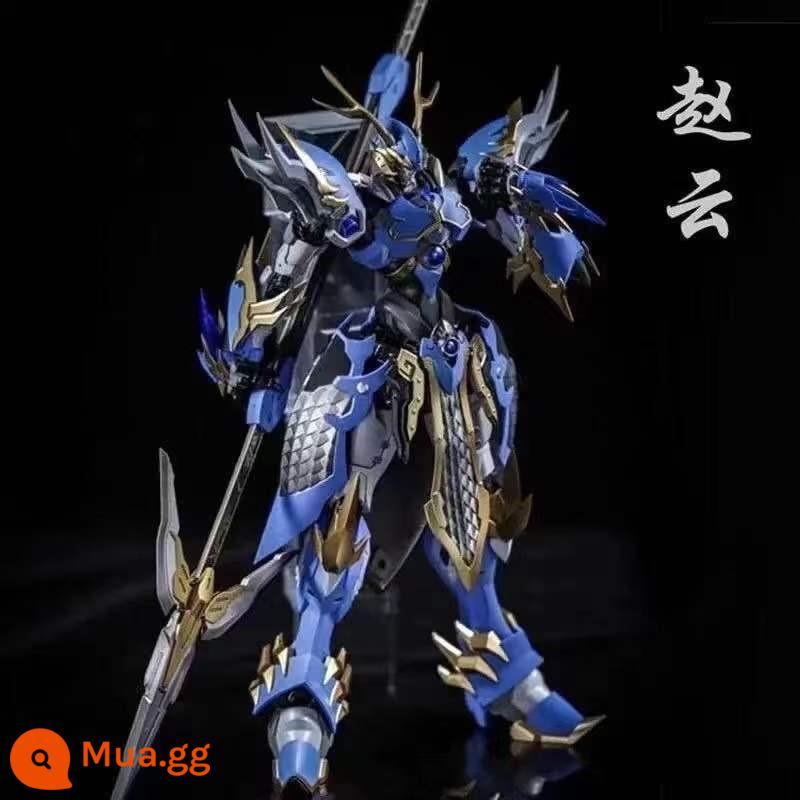 Tam Quốc Gundam Blind Box Mẫu Ao Binggan Bai Qi Lu Bu Zhao Yun Cậu Bé Mô Hình Lắp Ráp Nhặt Đồ Chơi Bị Rò Rỉ Túi May Mắn - Thực hiện một điều ước-Zhao Yun Chiều cao được đảm bảo 37cm Giới hạn trong một hộp