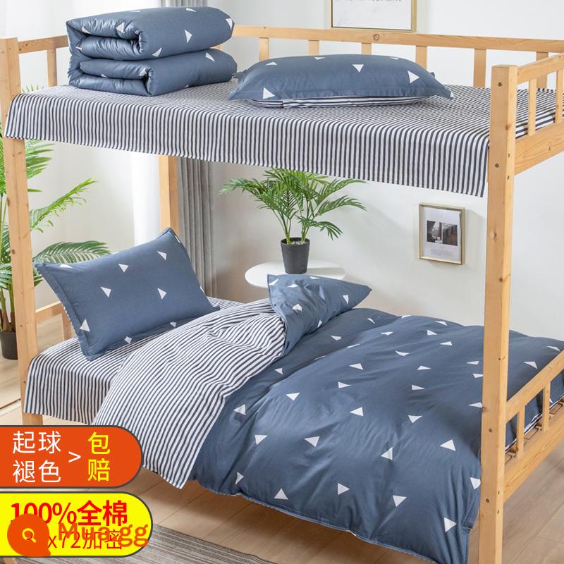 Cotton ký túc xá sinh viên 3 bộ chăn ga 4 phòng ngủ giường đơn ga trải giường chăn ga gối 6 - gia đình yêu thương