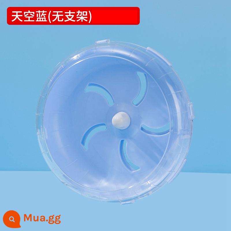 Hamster chạy bánh xe im lặng vành đai khung con lăn gấu vàng máy chạy bộ bóng đồ chơi đặc biệt đồ nội thất cảnh quan lồng nguồn cung cấp - Bánh xe chạy [xanh da trời] 21cm [không có khung]