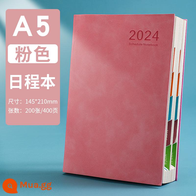 Sổ kế hoạch lịch trình 2023 hướng dẫn sử dụng hiệu quả sổ kế hoạch hàng ngày todolist quản lý thời gian tài khoản tay 365 ngày một ngày một trang lịch notepad học tập sổ ghi chép công việc tùy chỉnh - [Đơn giản 2024] Hồng