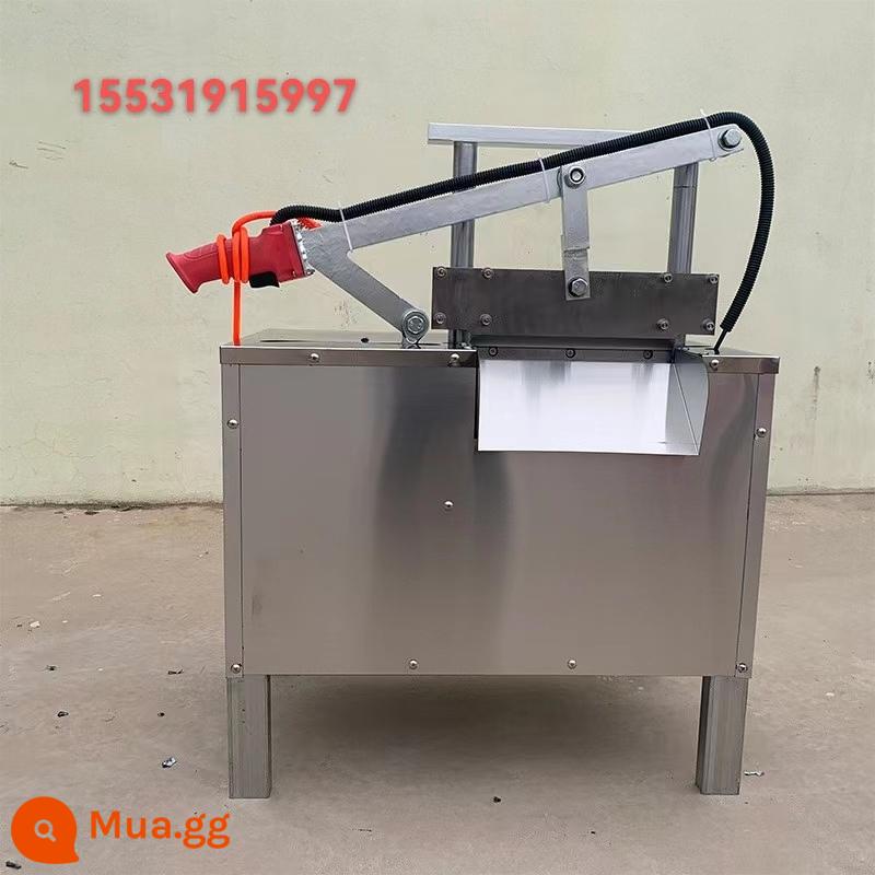 Máy cắt xương điện thương mại Máy cắt xương thủy lực tự động Máy cắt xương đa năng Máy cắt thịt sườn lợn, cừu và bò - Vàng tùy chỉnh