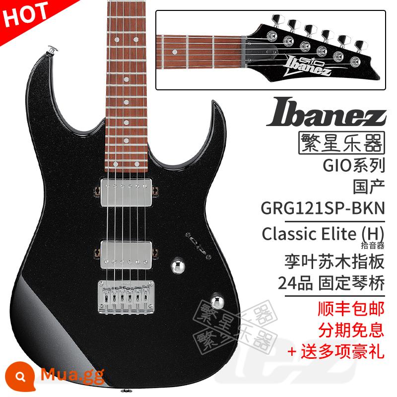 Ibanez Ibanna đàn guitar điện GRX40 GRG220PA GRG121SP GRGR221PA GRG131 - GRG121SP-BKN nhấp nháy màu đen