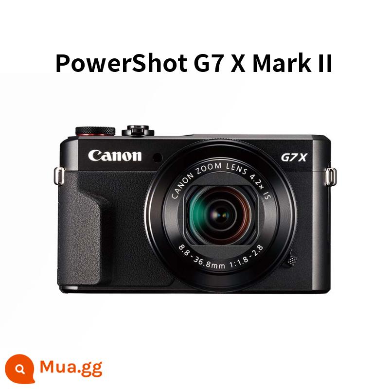 Máy ảnh thẻ làm đẹp kỹ thuật số Canon/Canon PowerShot G7 X Mark II g7x2 vlog - G7X2 màu đen