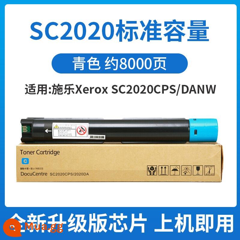 [Chất lượng gốc] Bắc Kinh phù hợp với hộp bột Fuji Quanlu 2022 hộp mực SC2020 hộp mực DocuCentre SC2022DA NM của máy photocopy hộp mực hộp mực hộp mực hộp bột thải - [8000 trang/130g] Dung lượng tiêu chuẩn Cyan-SC2020