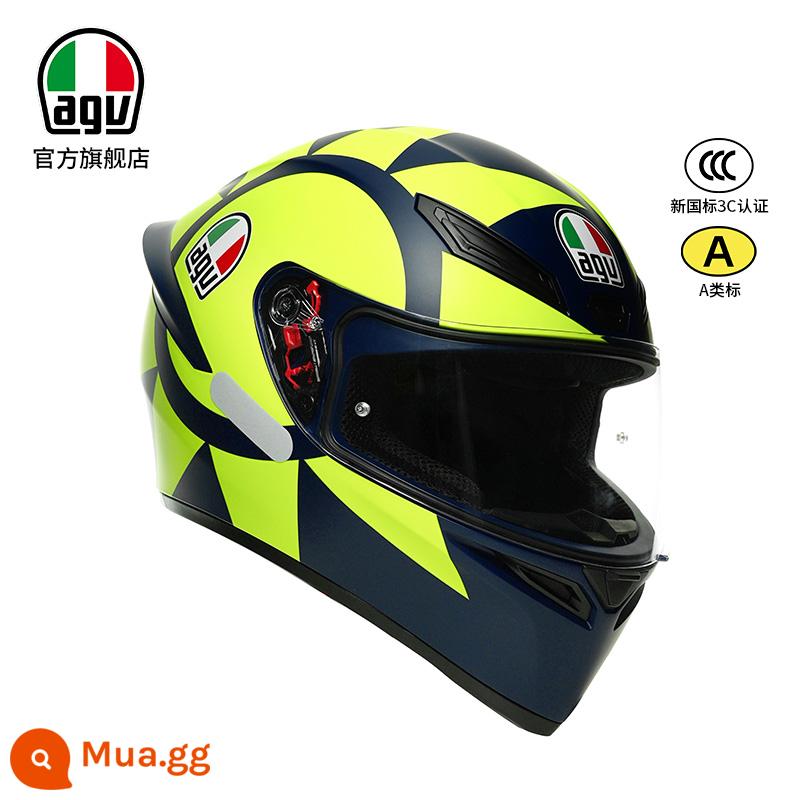 AGV/Aijiwei K1 xe máy đua mũ bảo hiểm đầy đủ bốn mùa cưỡi đầu máy xe máy lữ đoàn đi lại nam nữ chạy mũ bảo hiểm - GIẢI QUYẾT 2018