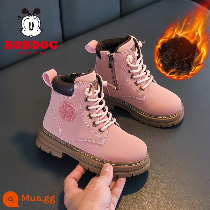 Babu Dou Children Shoes Boy Boot - 5047 hồng băng