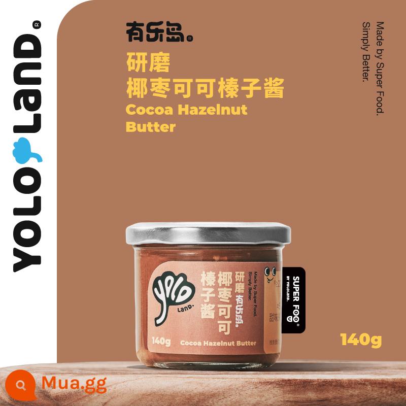 Đảo YOULE/Vân Yunnan Pu'er Black Peanut Sauce Bread Bread Bakery HAIYANQIA SEED SEAK - Cacao Hạt Dẻ Date 140g