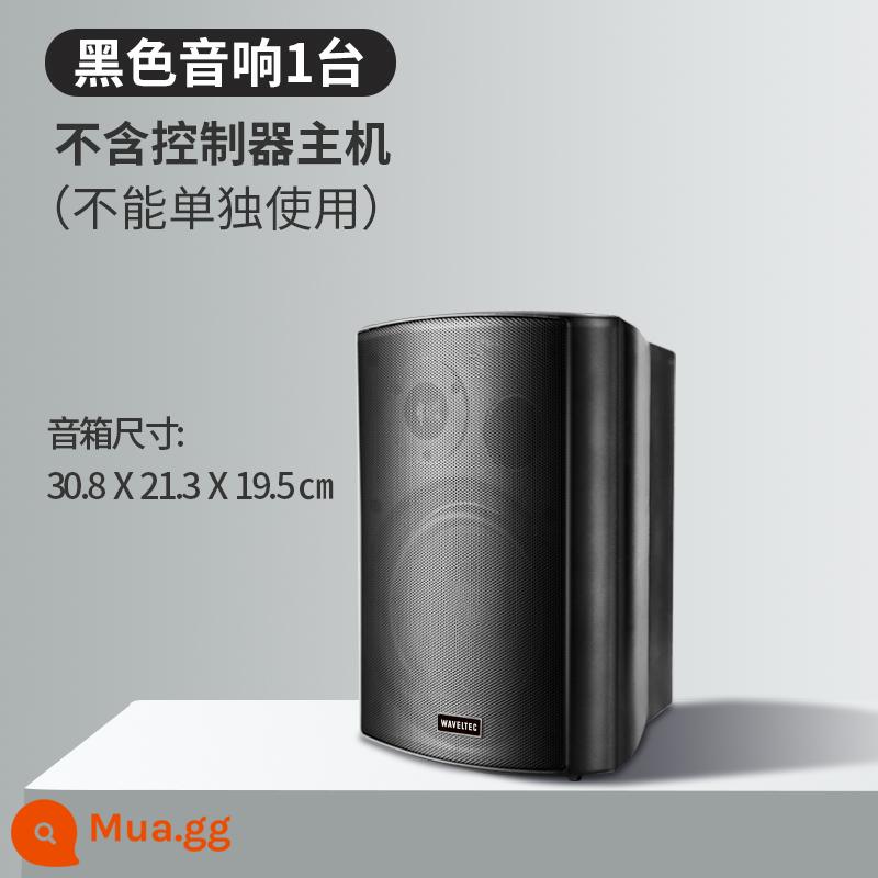 Âm thanh không dây treo tường Loa Bluetooth dành riêng cho cửa hàng bao quanh phòng ăn thanh thương mại phòng khiêu vũ phòng hội nghị - 1 loa màu đen (không có bộ điều khiển) - dùng để thêm loa sau này