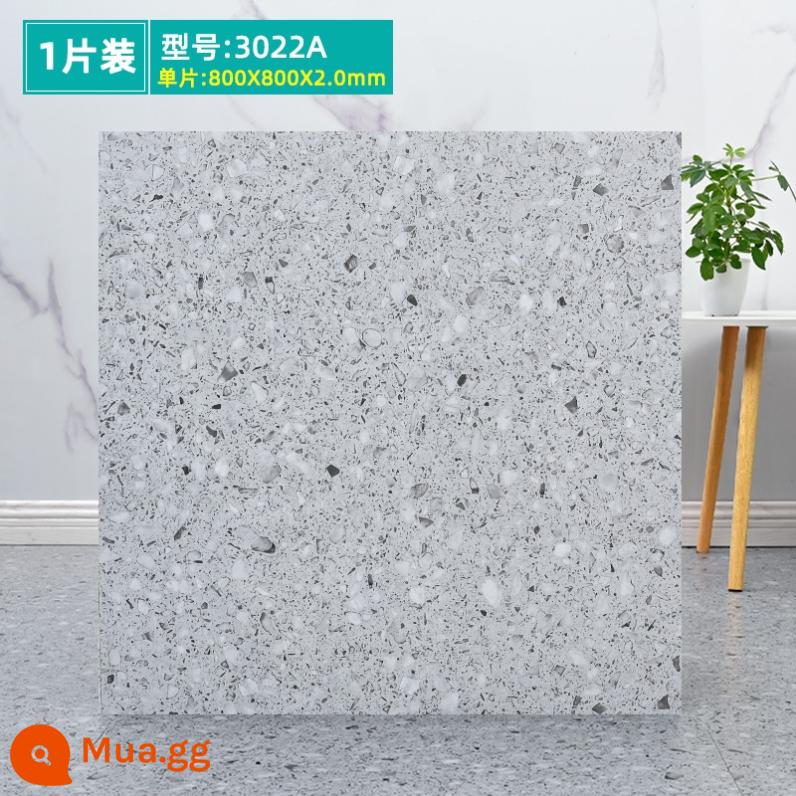 80X80 Tầng Dán Tự Dính Dày Chống Nước Giả Gạch Họa Tiết Store Nhà Phòng Khách PVC Nhựa Đá 2Mm Sàn Da - 3022A [mảnh 80x80cm dày 2mm,