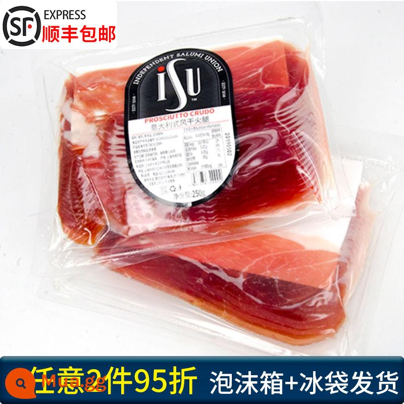 ISU lát giăm bông Parma của Ý 250g Serrano của Tây Ban Nha lát sống lên men sấy khô trong không khí lát sống ăn liền - Thịt giăm bông sấy khô ISU lát 250g