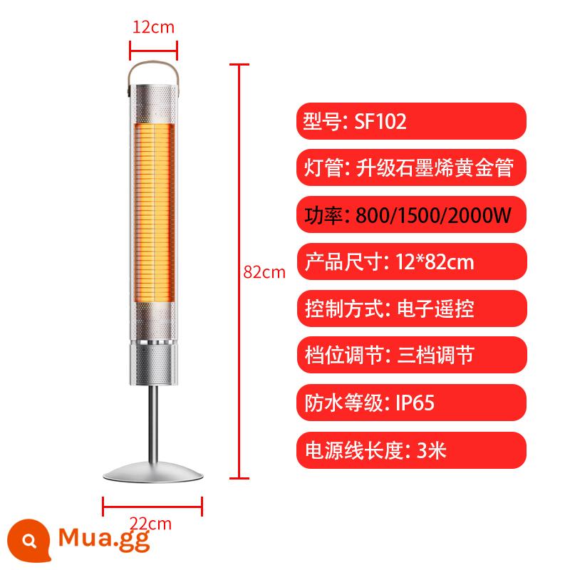 Máy sưởi ngoài trời treo máy sưởi điện nhà hàng ngoài trời sưởi ấm lò sưởi thương mại đèn sưởi điện sưởi ấm mùa đông hiện vật - SF102