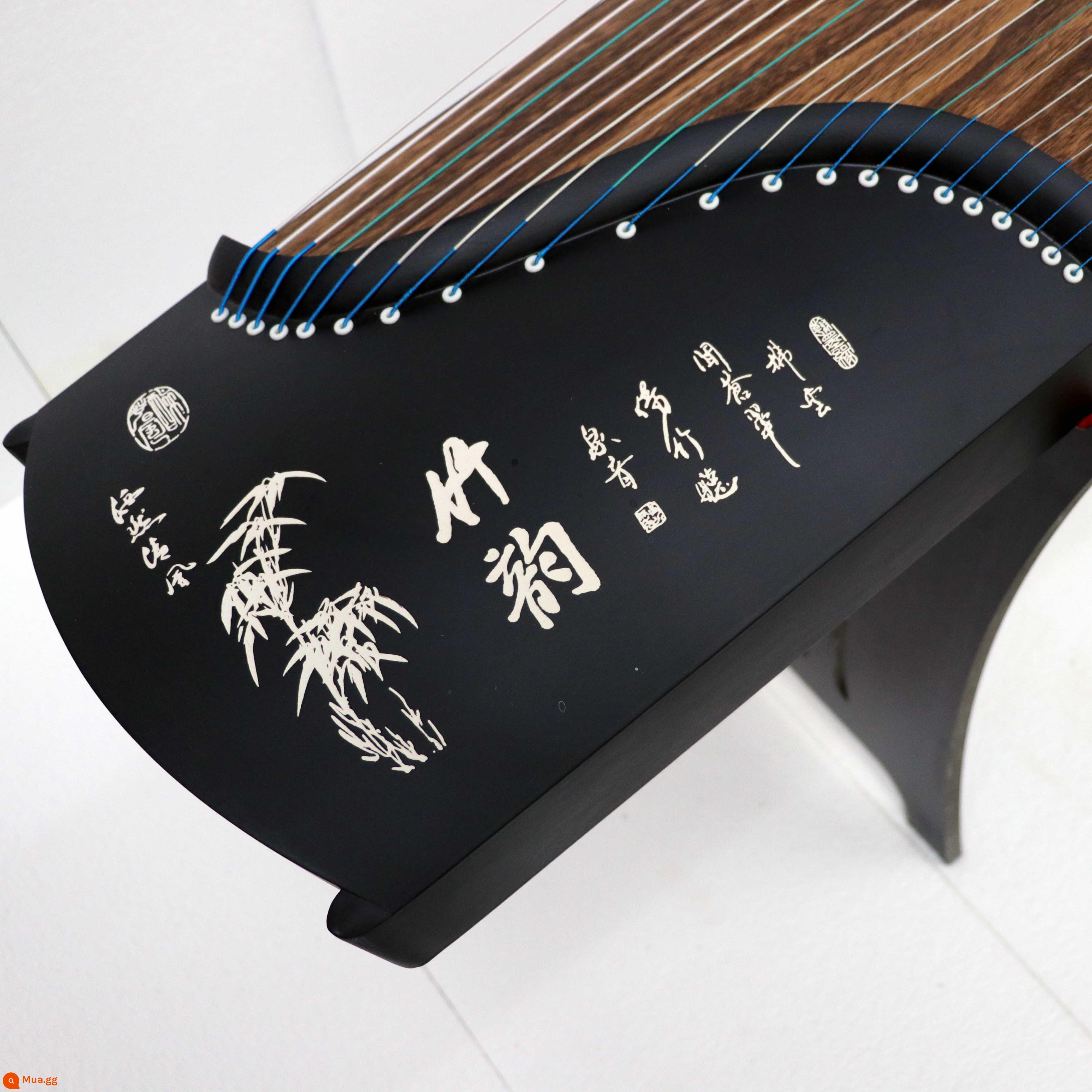 Đàn guzheng 163 mới dành cho người mới bắt đầu tham gia nhà sản xuất gỗ mun guzheng nhỏ cầm tay 125cm cấp thứ mười - Vần tre thơm phong lan 163cm