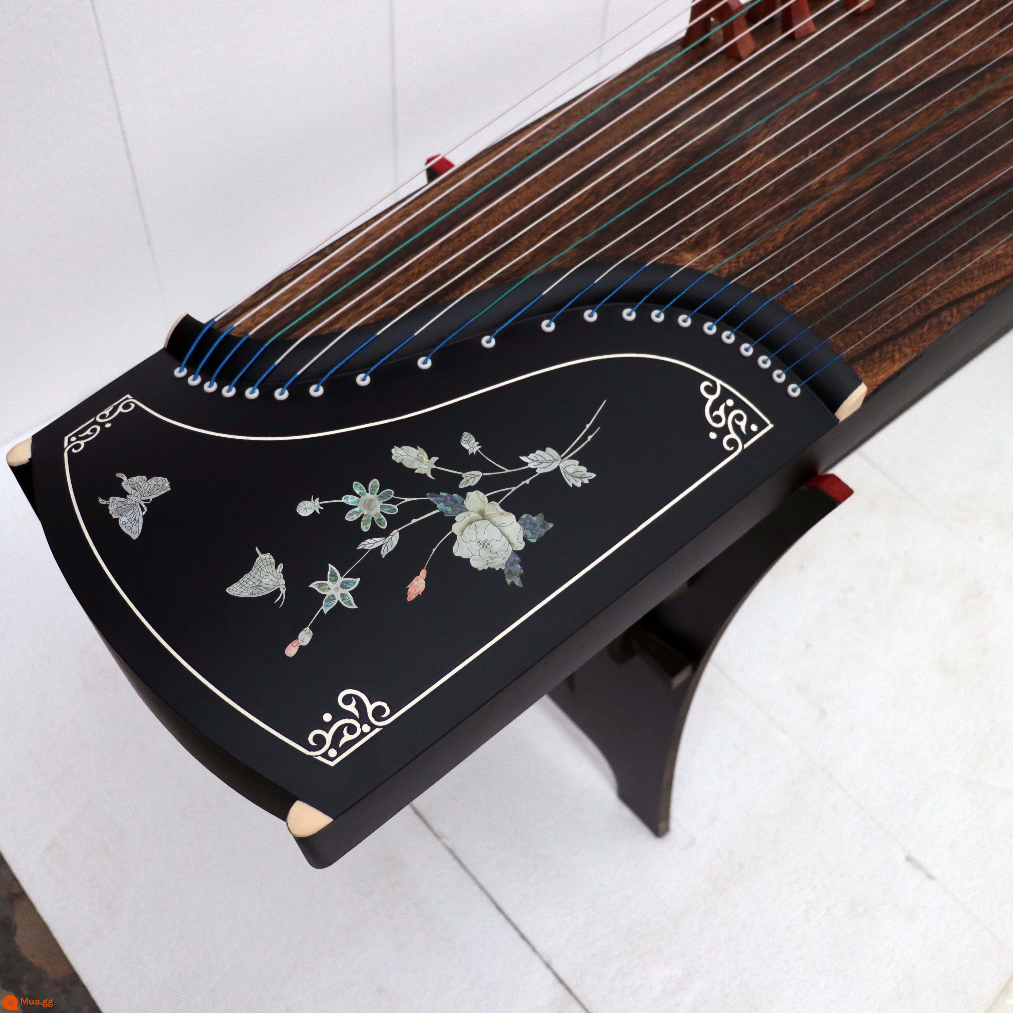 Đàn guzheng 163 mới dành cho người mới bắt đầu tham gia nhà sản xuất gỗ mun guzheng nhỏ cầm tay 125cm cấp thứ mười - Đĩa bay múa hoa 163 cm