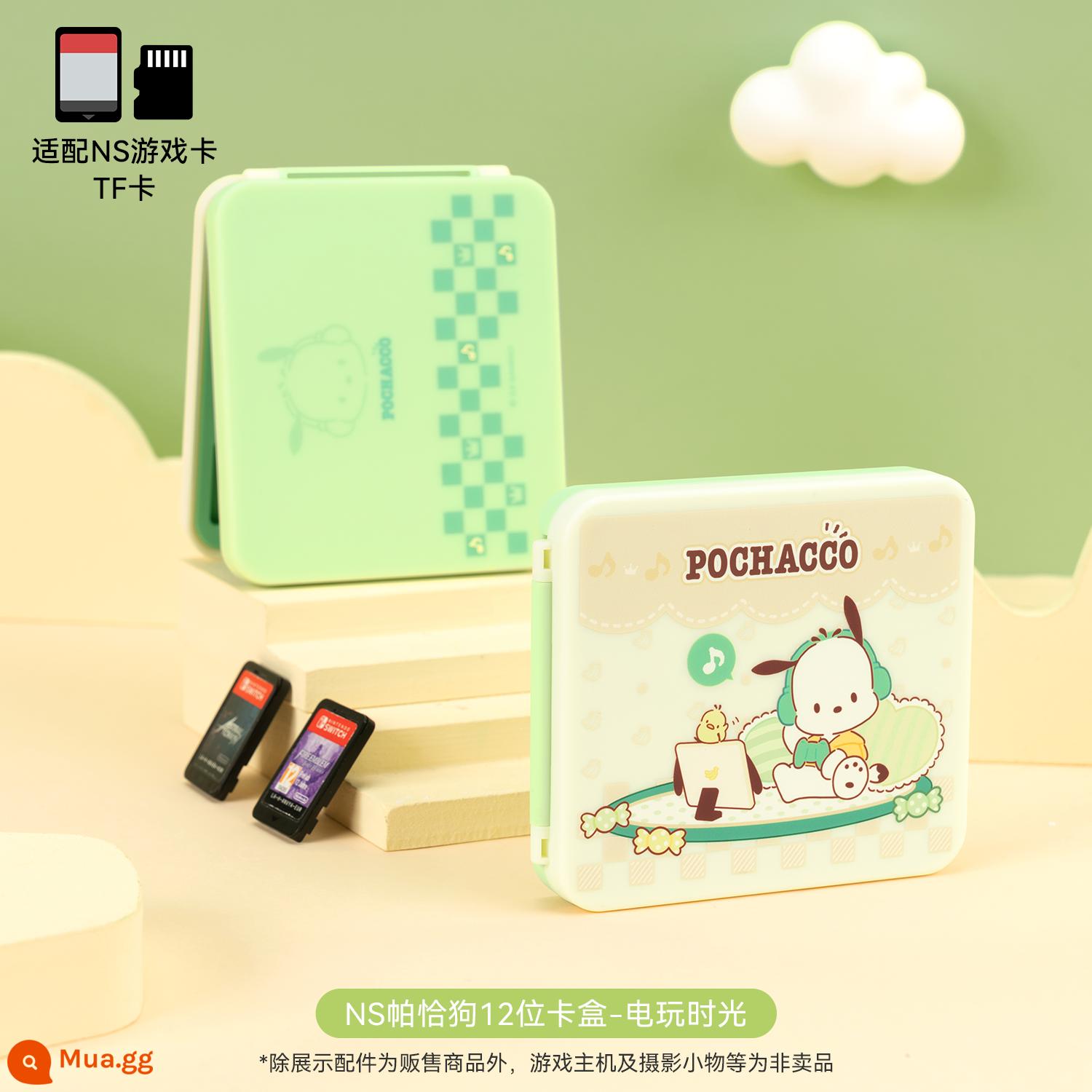 Tôi thực sự muốn Sanrio IP công tắc chung hộp thẻ hút từ công suất lớn hộp lưu trữ băng ns ns túi thẻ trò chơi di động thoáng mát Lomi Melody chó tai lớn Chó Pacha hoạt hình thiết bị ngoại vi bảng điều khiển màn hình oled - Hộp thẻ 12-bit Pacha Dog-Thời gian trò chơi điện tử