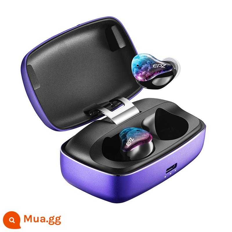 EPZ S350T Tai nghe Bluetooth không dây in-ear tws chất lượng âm thanh tốt hifi thể thao giảm tiếng ồn chống nước tùy chỉnh quà tặng - Đêm tím quyến rũ