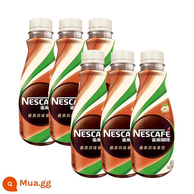 Cà phê pha sẵn matcha latte mượt đóng chai Nescafe 268ml sảng khoái hàng đầu chính thức của cửa hàng hàng đầu - Hạt Phỉ Mềm 268ml*6 chai