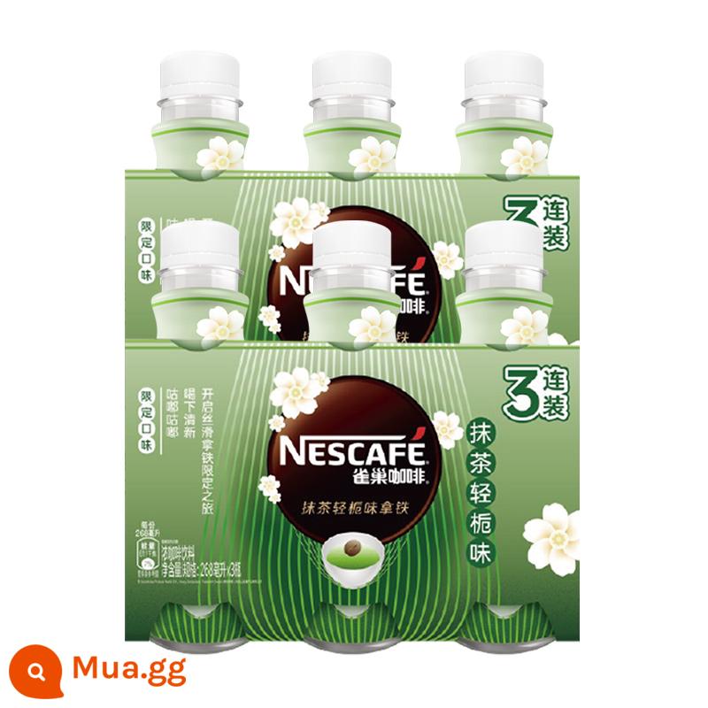 Cà phê pha sẵn matcha latte mượt đóng chai Nescafe 268ml sảng khoái hàng đầu chính thức của cửa hàng hàng đầu - Matcha latte 268ml*6 chai.