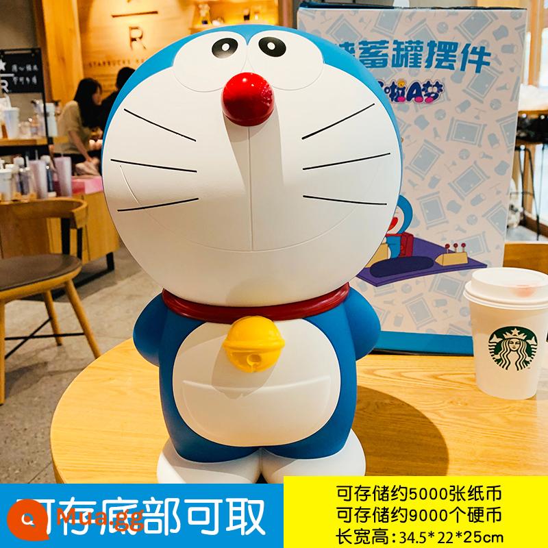 Heo đất Doraemon trang trí năm mới Thỏ năm phim hoạt hình trang trí máy tính để bàn heo đất lớn trang trí búp bê - Con Heo Đất Đôrêmon (Cười cực lớn)